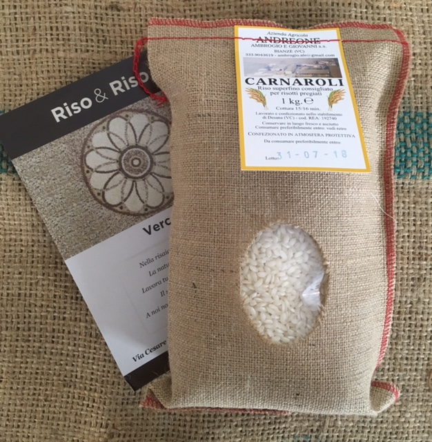 Carnaroli Andreone, un riso di grande qualità coltivato nel vercellese
